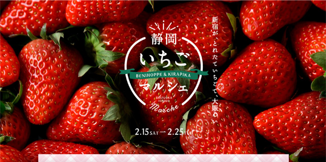静岡いちごマルシェ -BENIHOPPE&KIRAPIKA-